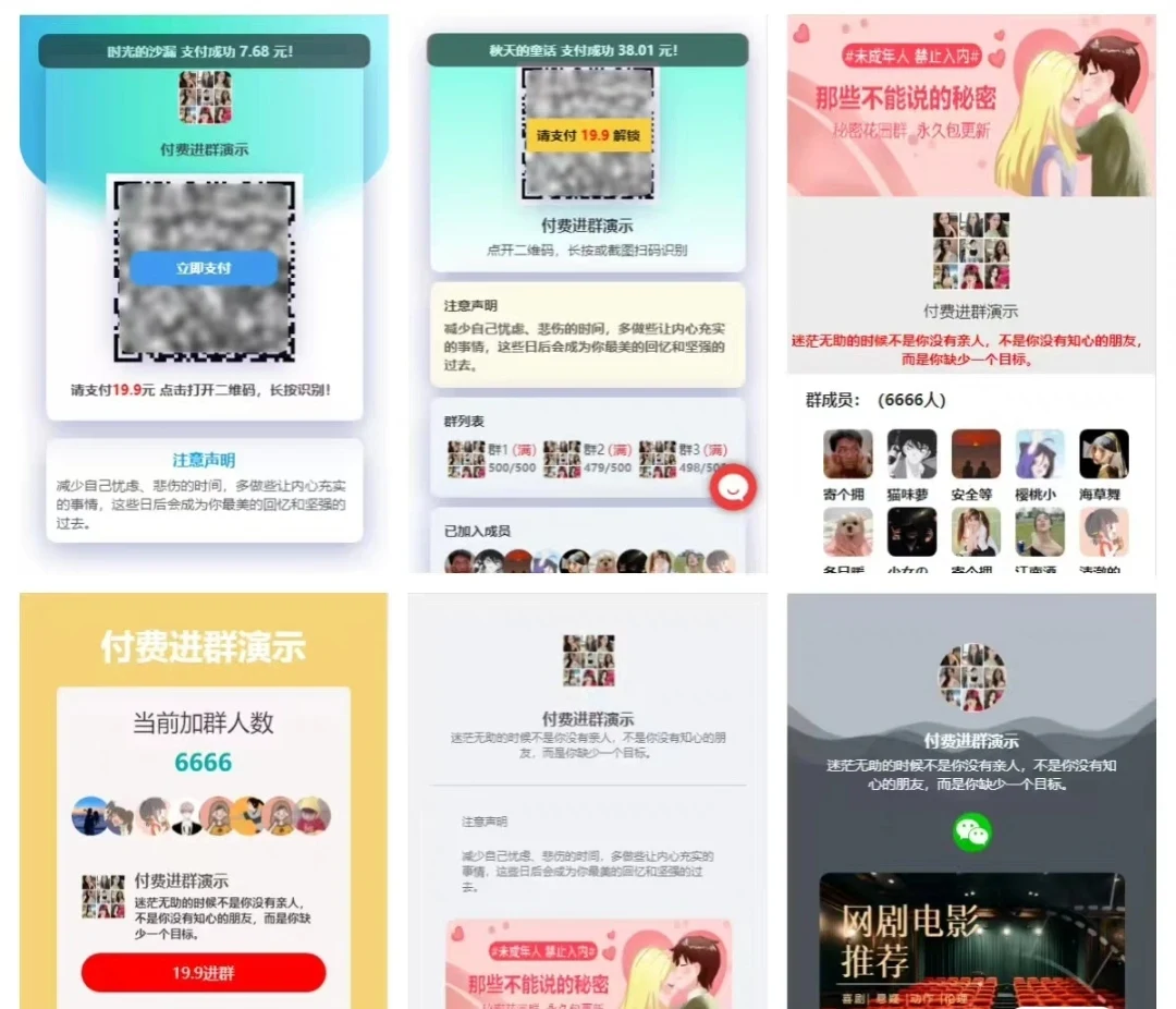 WordPress付费进群系统V3主题源码-无BUG开心版+本地授权